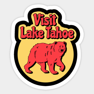 Visit Lake Tahoe Bear Sticker